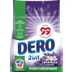 Detergent pudră uscat DERO Automat 2in1 Levantica si Iasomie, 40 spalari, 3 kg