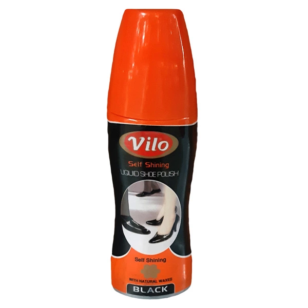 Vopsea lichida VILO cu ceara, neagra, 80 ml