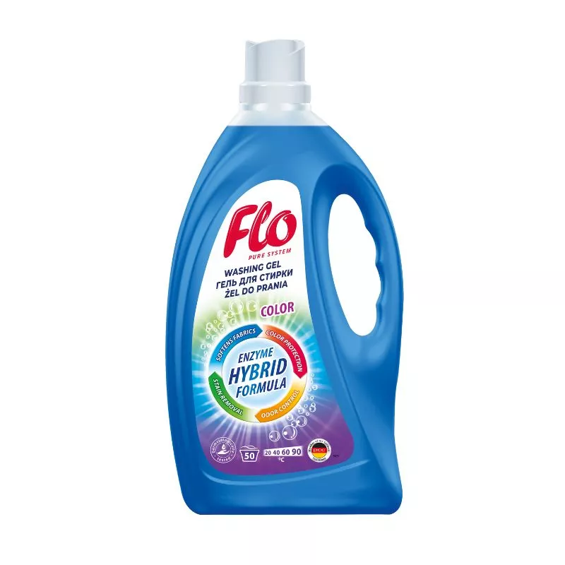 Gel de rufe FLO pentru rufe colorate, 2 l