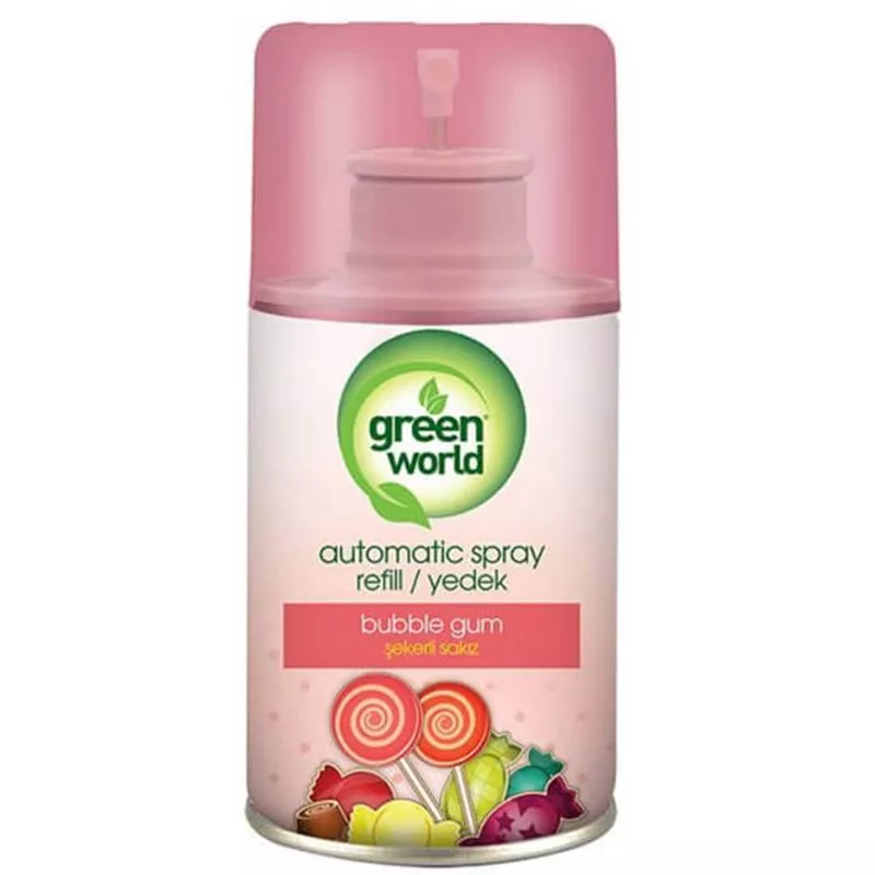 Odorizant rezerva GREEN WORLD Bubble Gum, 250 ml