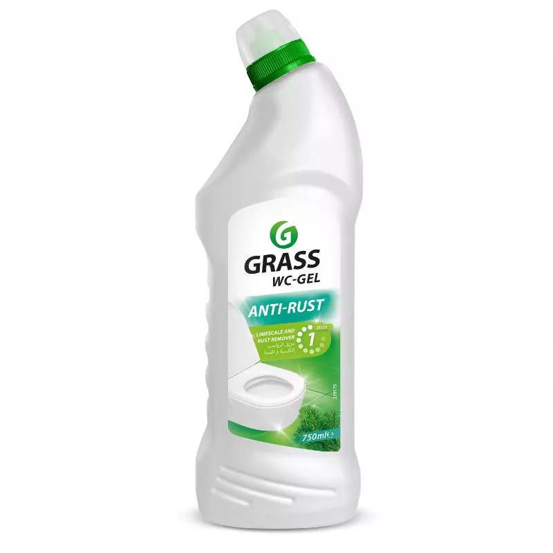 Detergent pentru instalatii sanitare GRASS WC-gel, 750 ml