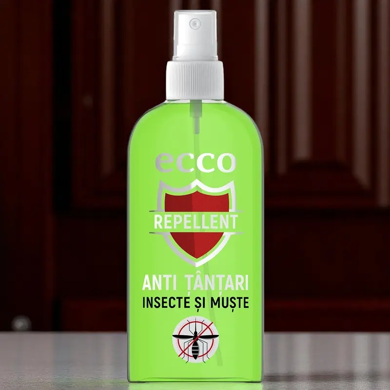 Spray de protectie contra tantarilor si musculitelor ECCO, cu uleiuri naturale, 100 ml