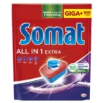 Tablete pentru masini de spalat vase SOMAT All in One Extra, 100 tabs