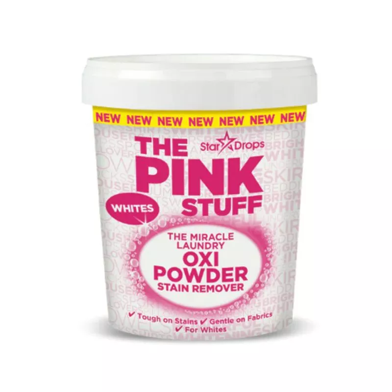 Indepartator de pete THE PINK STUFF pentru rufe albe, 1 kg