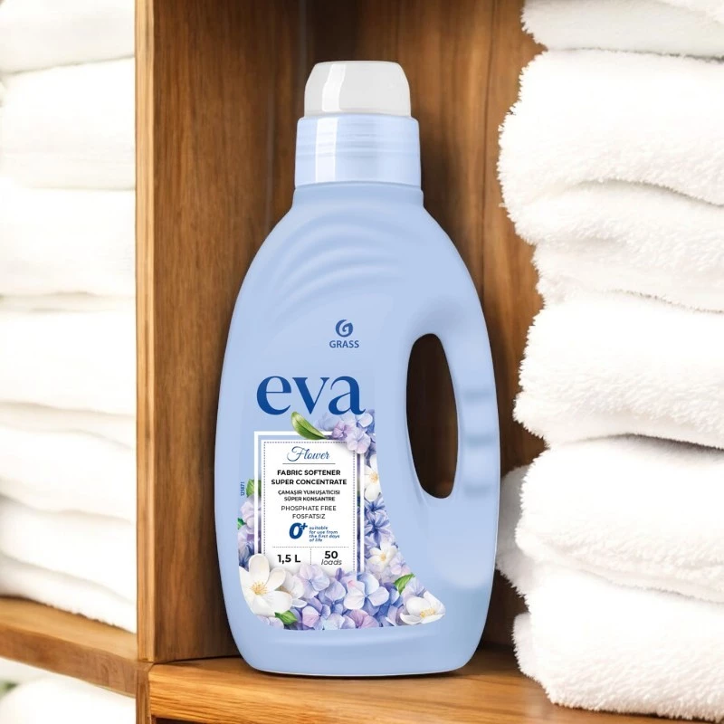 Balsam concentrat pentru tesaturi GRASS EVA, floral, 1,5 l