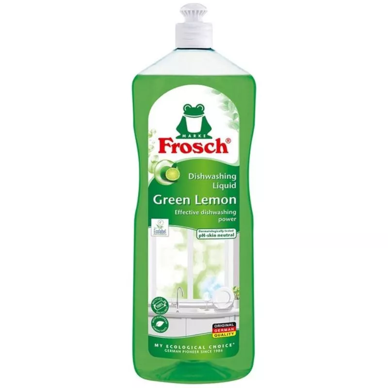 Detergent de vase FROSCH Green Lemon, 1 L