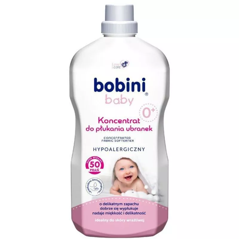 Concentrat clatire Bobini pentru haine de copii, 50 clatiri, 1.8 l