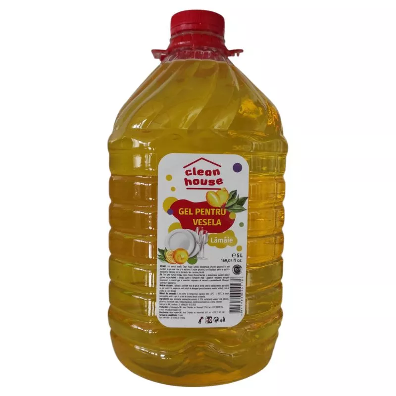 Lichid CLEAN HOUSE de spalat vase lamaie, 5 L