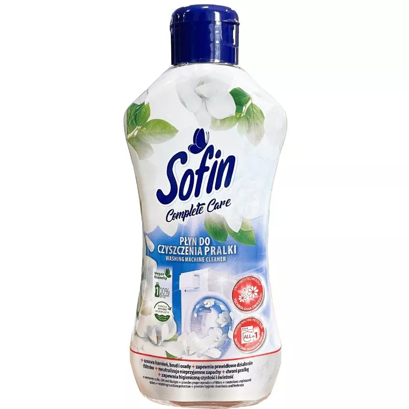 Solutie SOFIN curatare masini de spalat rufe, 300 ml