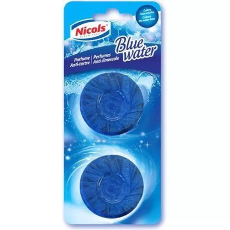 Odorizant pentru veceu NICOLS WC Blue Water, tablete, 2 x 50 g