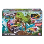 Set de joaca TEAMSTERZ, pista cu crocodil si masinuta schimbatoare de culoare - imagine 5