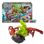 Set de joaca TEAMSTERZ, pista cu crocodil si masinuta schimbatoare de culoare