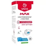 Electrofumigator VACO Max, cu 10 placute impotriva tantarilor