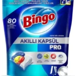Capsule pentru masina de spalat vase BINGO Pro, 80 buc