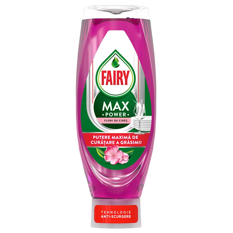 Detergent de vase FAIRY Max Power Flori de cires730ml