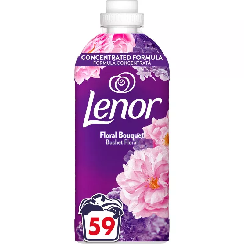 Balsam de rufe LENOR Parfum Floral Bouquet, 59 spalari, 1239 ml
