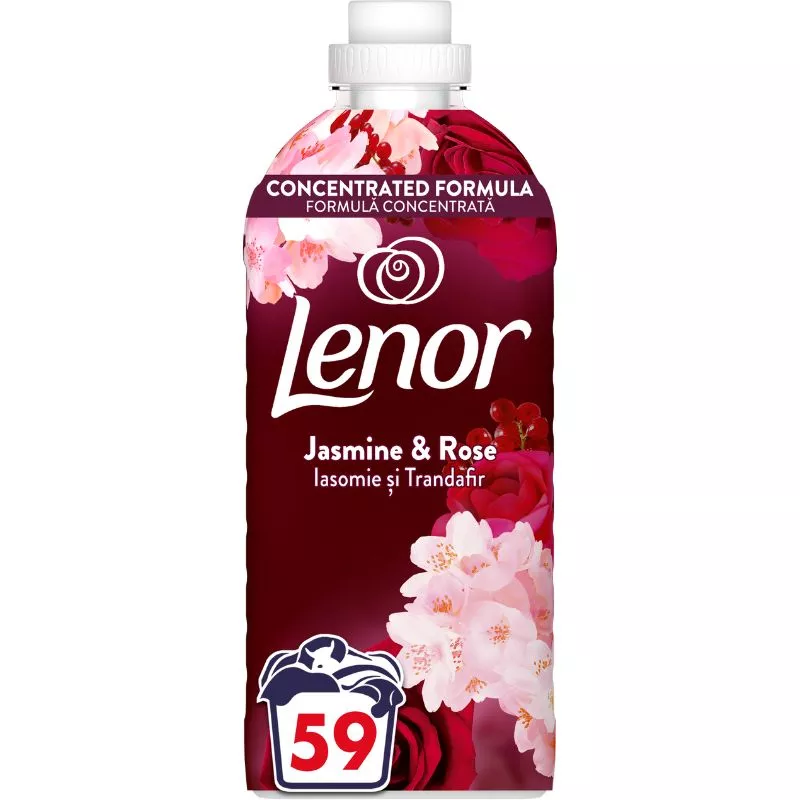 Balsam de rufe LENOR Parfum Jasmine & Rose, 59 spalari, 1239 ml