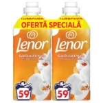 Balsam de rufe LENOR Parfum Gold Orchid & Vanilla, 2x59 spalari