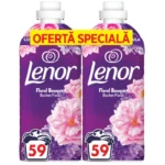 Balsam de rufe LENOR Parfum Floral Bouquet, 2x59 spalari