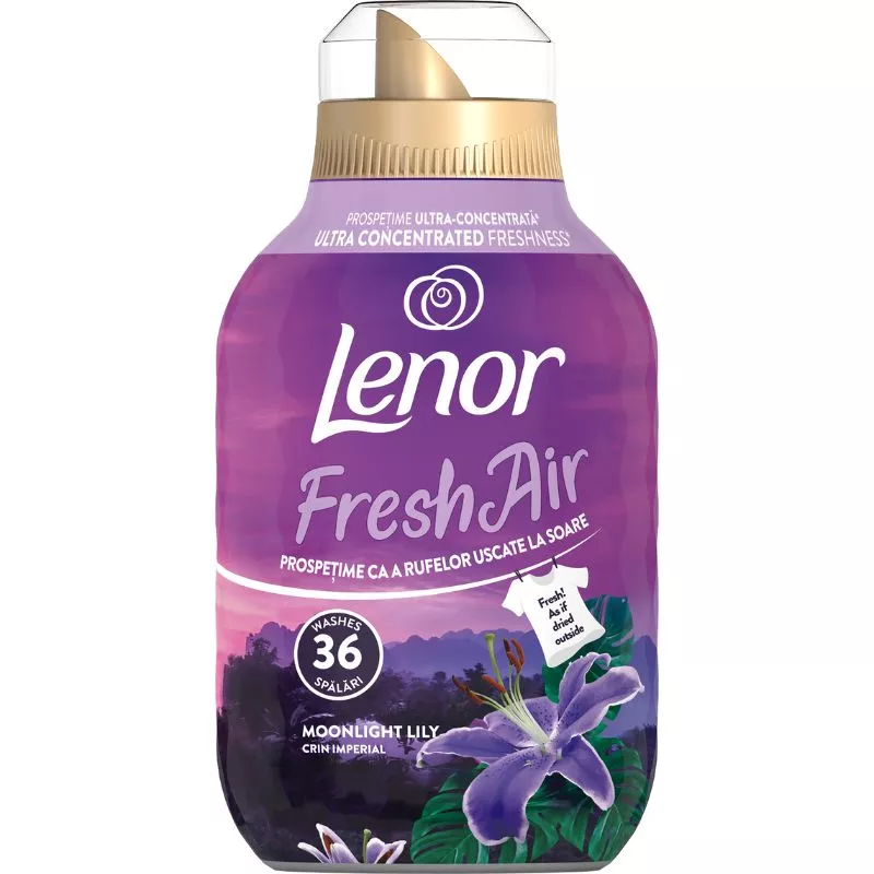 Balsam de rufe LENOR Fresh Air Moon, 36 spalari, 504 ml