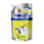 Detergent de vase WASH&FREE, lamiie si menta, rezerva, 500 ml