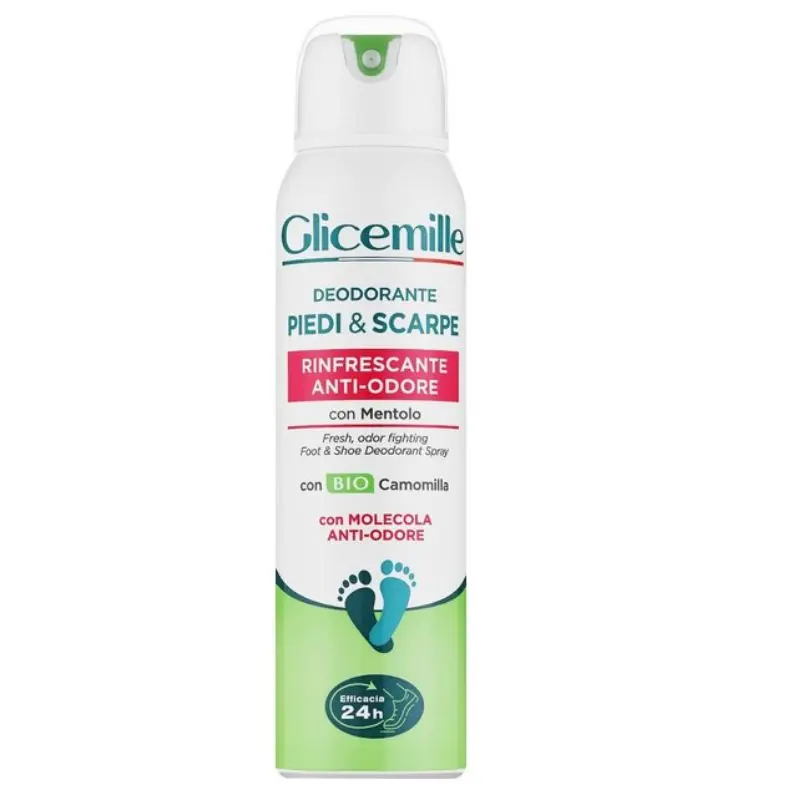 Spray deodorant GLICEMILLE pentru picioare si incaltaminte, 150 ml