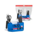Set de birou ERICHKRAUSE Victoria Classic, 14 articole, Rosu - imagine 4