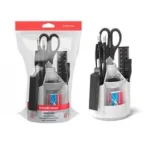 Set de birou ERICHKRAUSE Victoria Classic, 14 articole, Rosu - imagine 2