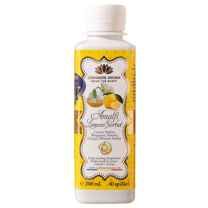Aromă pentru rufe CASHEMERE A. Amalfi Lemon Sorbet, 200 ml