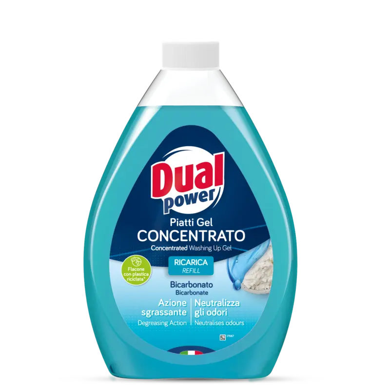 Gel de vase DUAL POWER Bicarbonate, 1L, Rezerva
