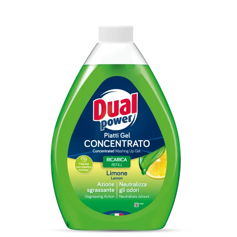 Gel de vase DUAL POWER Lemon, 1L, Rezerva