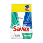 Detergent pudra SAVEX Premium Fresh, 3.6 kg, 45 spalari
