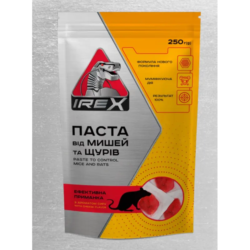 Pastă IREX, contra soarecilor si sobolanilor, 250 g