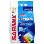 Detergent de rufe SARMIX Active Universal, Pentru toate tipurile de spalare, 4 kg