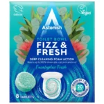 Tablete efervescente ASTONISH pentru curatarea toaletei, aroma eucalipt, 8 buc