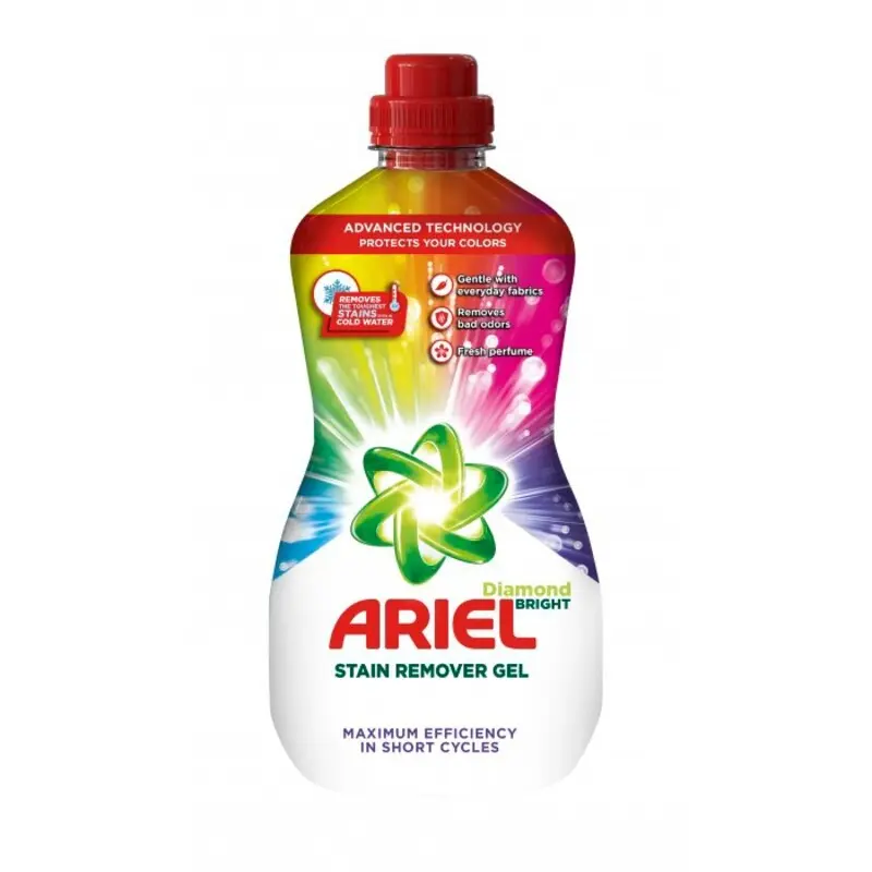 Solutie pentru indepartarea petelor ARIEL, colorate, 950 ml
