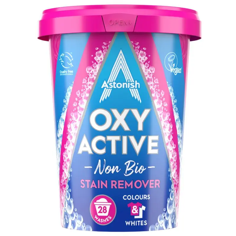 Solutie pentru indepartarea petelor ASTONISH Oxy Active Non Bio, 625 g
