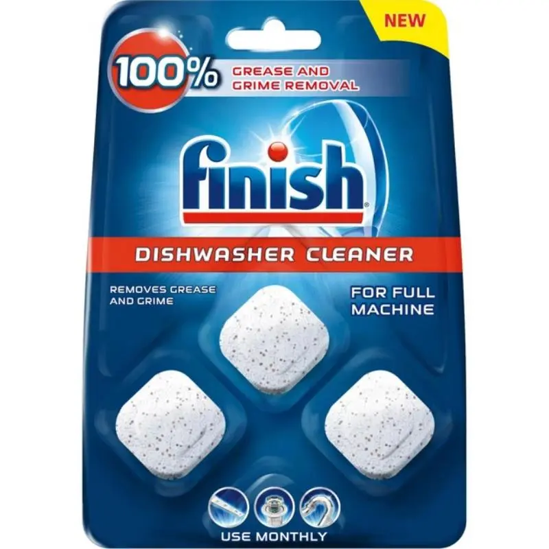 Pastile FINISH, Pentru curatarea masinii de spalat vase, 3 buc