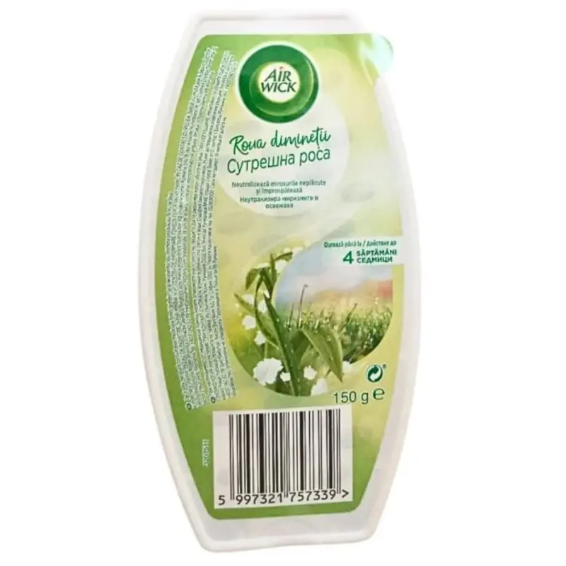 Odorizant AIR WICK Roua Diminetii, 150 gr