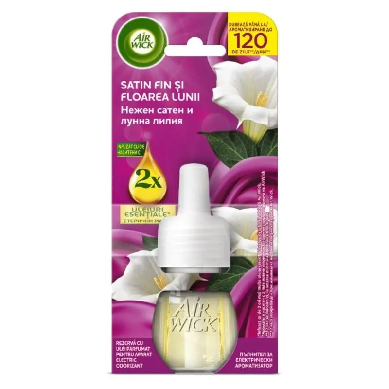 Odorizant AIR WICK Satin, rezervă, 19ml