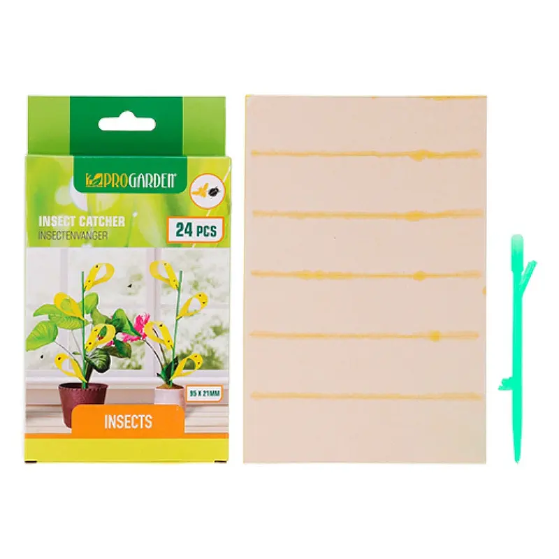 Set benzi adezive pentru insecte ProGarden, 9.5х2.1 cm, 24 buc