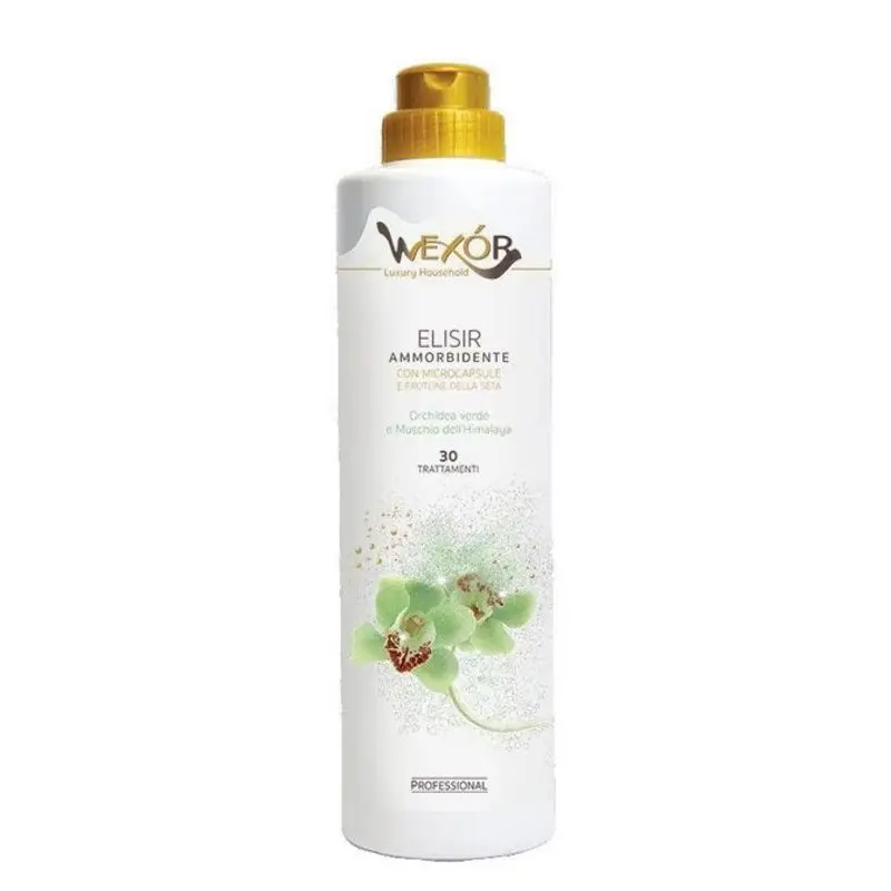 Balsam-elexir parfumat pentru rufe Wexor Orhidea Verde, 750 ml