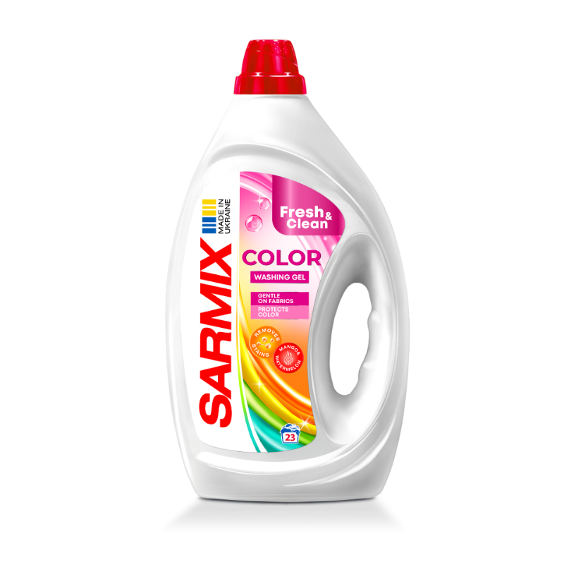 Gel de spălat SARMIX COLOR, 900 ml