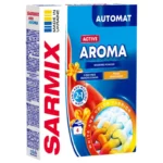 Praf de spalat SARMIX Active Aroma, pentru toate tipurile de spalare, 300 g