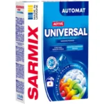 Praf de spălat SARMIX Active Universal, pentru toate tipurile de spălare, 300 g
