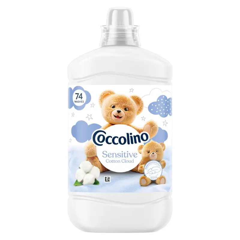 Balsam de rufe COCCOLINO Sensitive Cotton Cloud, 1.7 L, 74 spalari