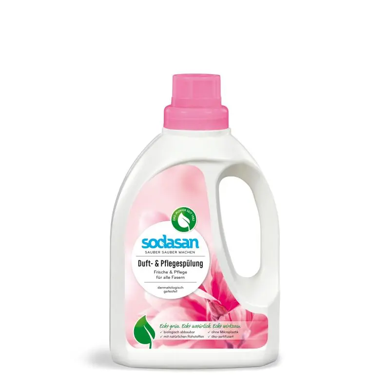 Bio-balsam si parfum pentru rufe SODASAN, Cu magnolie, 750 ml