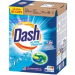 Capsule de spălat DASH Alpen Frishe 3in1, 60 buc