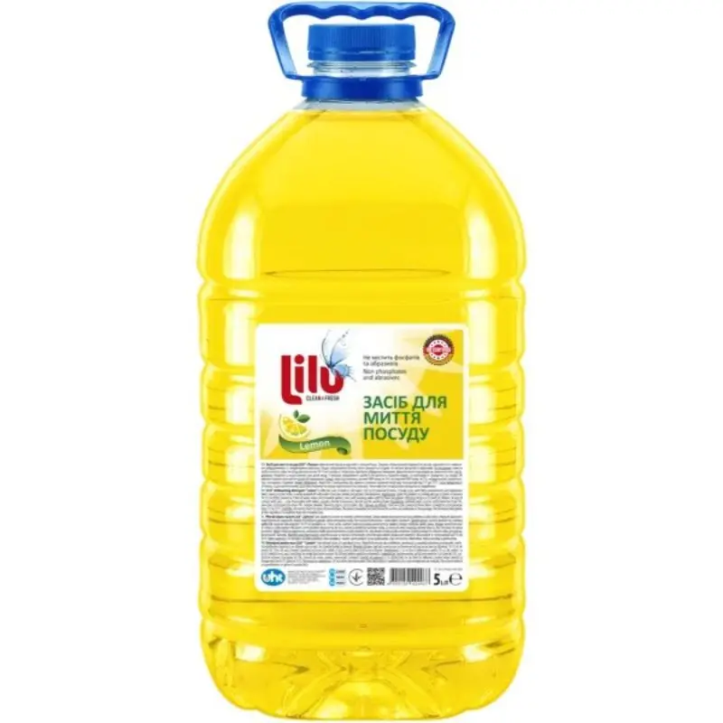 Detergent pentru vase LILU Lemon, 5 L