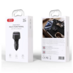 XO BCC17 Smart Bluetooth MP3 A+C Dual Port PD30W Car Charger - imagine 3